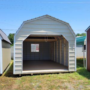 12X20 LOFTED METAL GARAGE