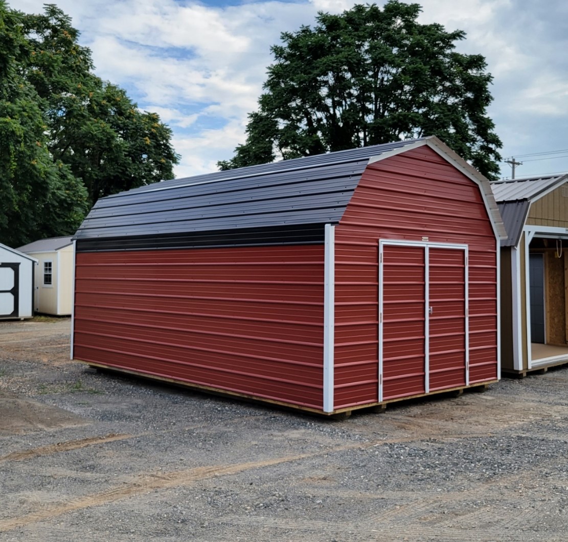 12×20 METAL LOFTED BARN- 1 WINDOW