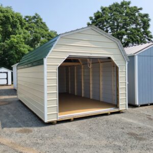 12X20 LOFTED METAL GARAGE