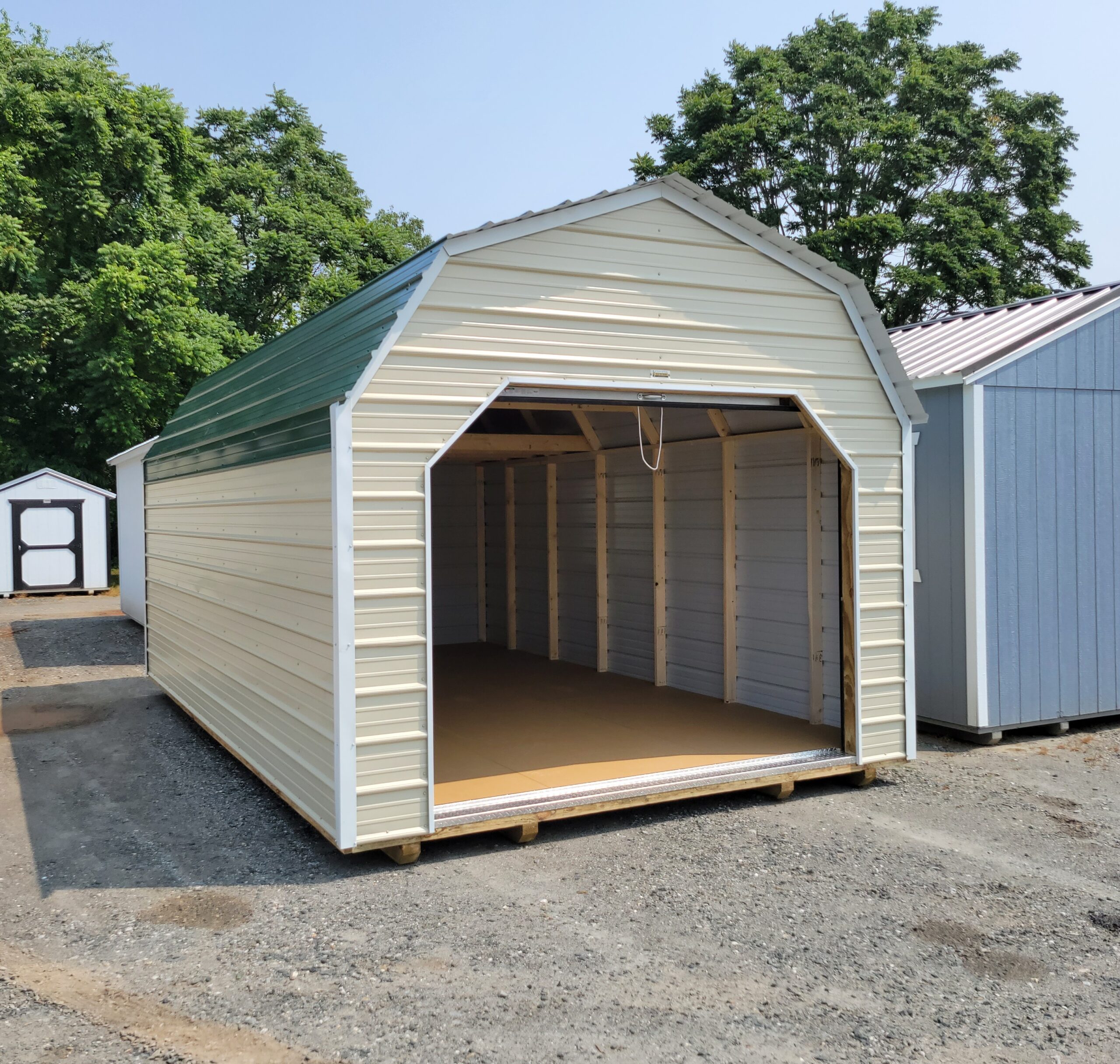 12X20 LOFTED METAL GARAGE