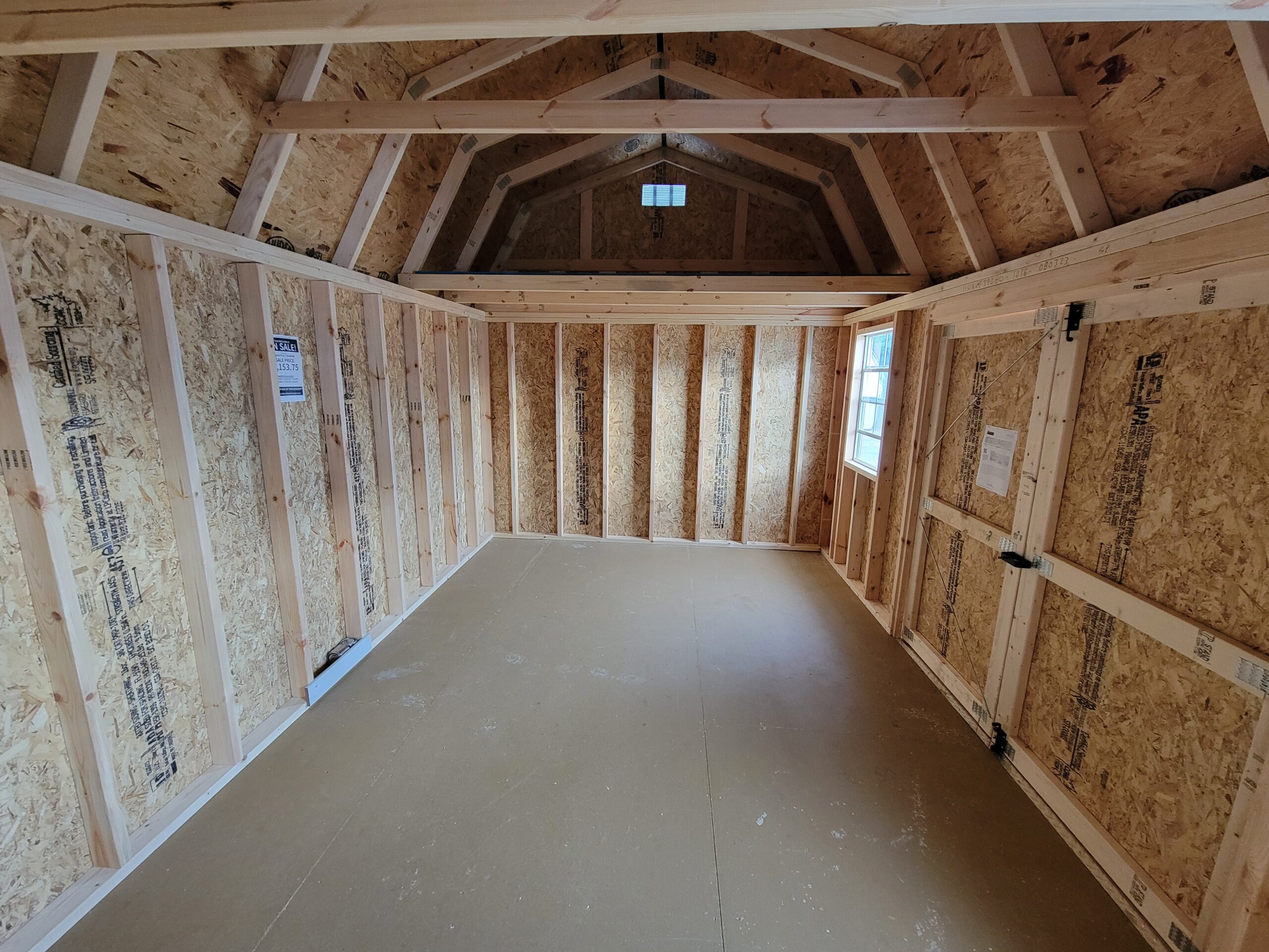 10X16 LOFTED BARN